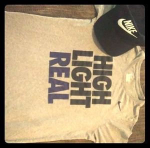 Nike tee shirt and hat